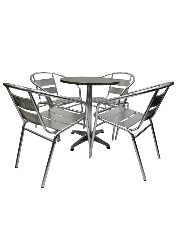 Aluminium Cafe Set