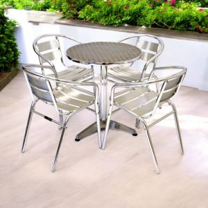 Aluminium Cafe Set