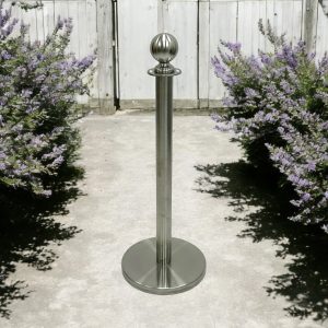 Stainless Steel Barrier Posts - Ball Top