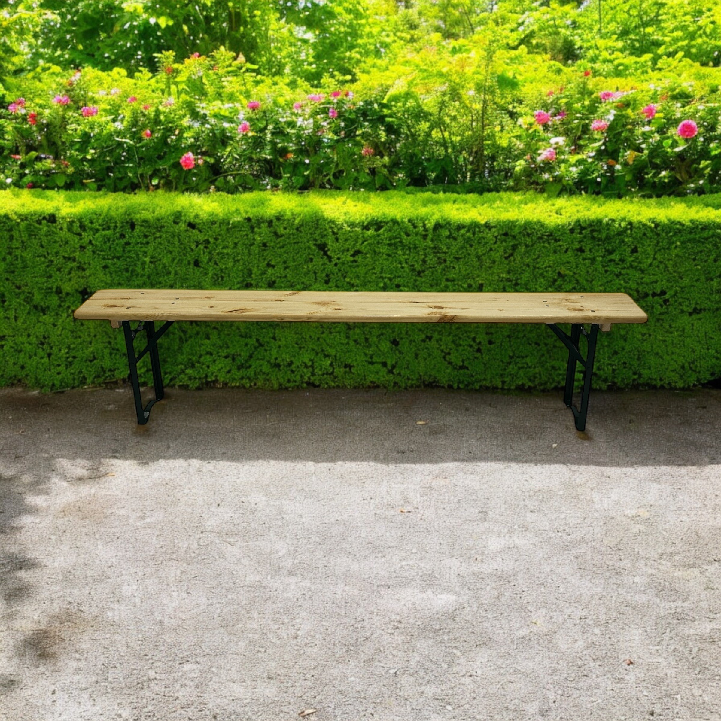 2 Meter Wooden Benches