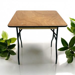 Square Varnished Table Desk - BE Furniture Sales