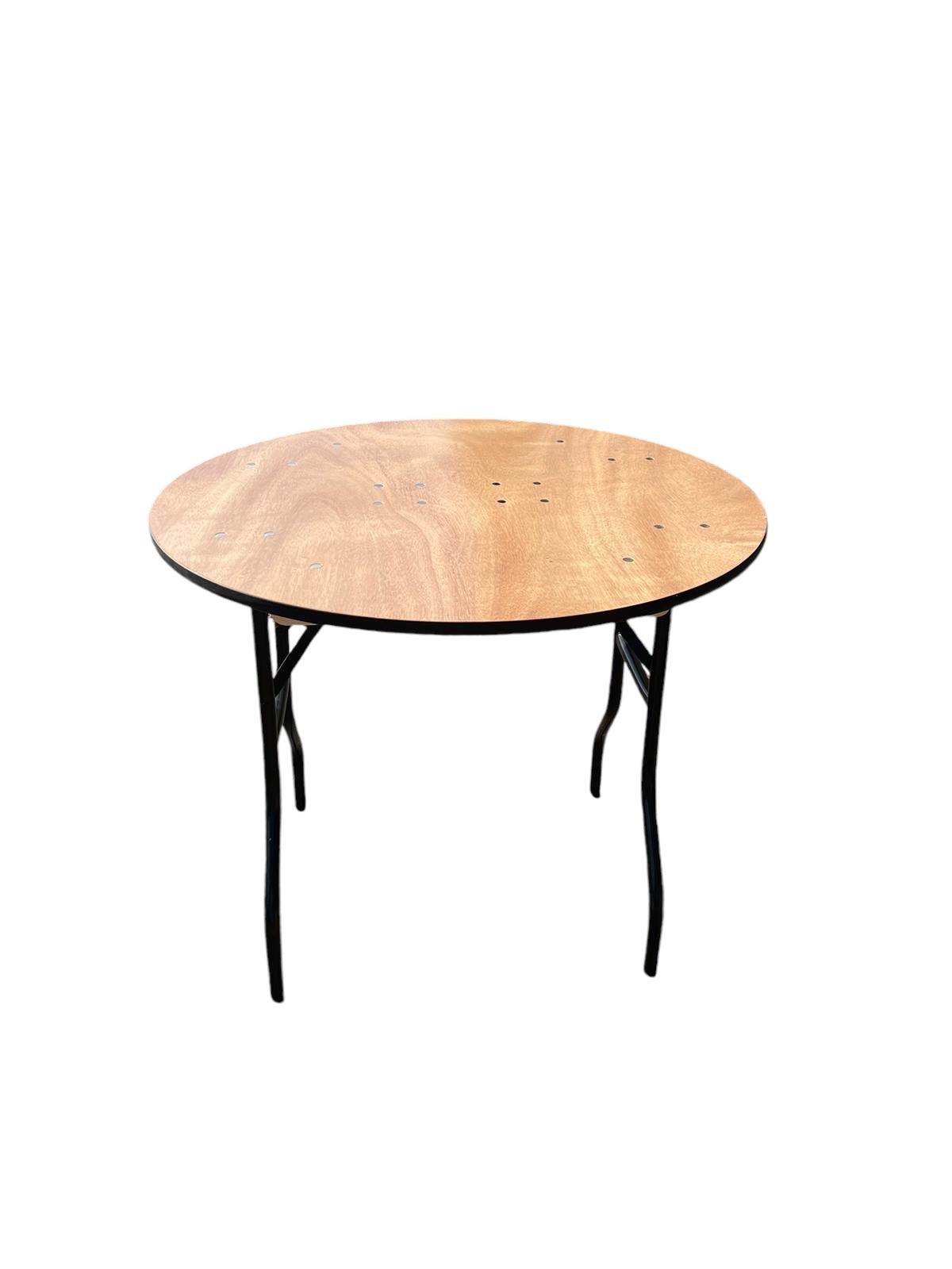 3ft Round Varnished Table - BE Furniture Sales