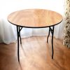 3ft Round Varnished Table - BE Furniture Sales