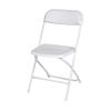 White Folding Samsonite Chair - Event Venue, Schools - BE Furniture Sales