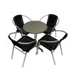 Black Rattan Garden Set