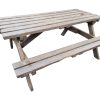 Ex Hire Wooden Picnic Bench