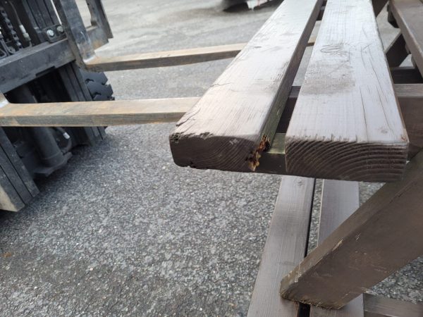 Ex Hire Wooden Picnic Bench