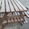 Ex Hire Wooden Picnic Bench