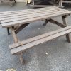 Ex Hire Wooden Picnic Bench