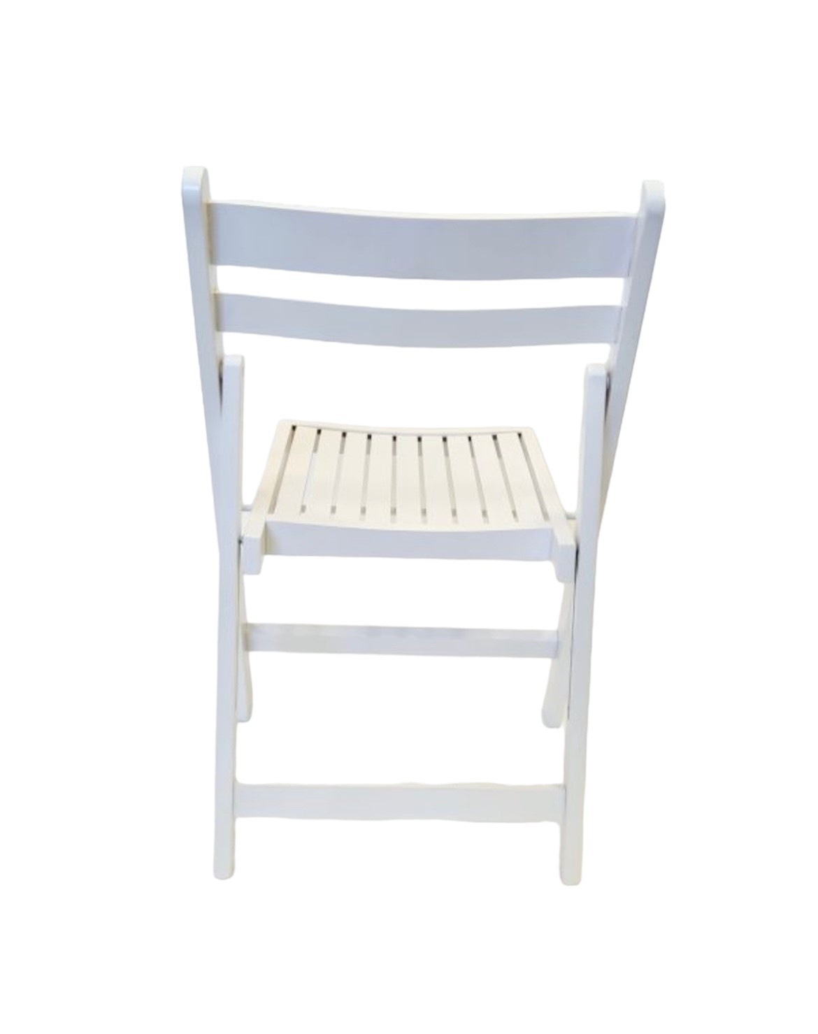 White Wooden Folding Chair Events Exhibitions BE Furniture Sales   ZS 8027 4 