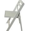 White Wooden Folding Chairs