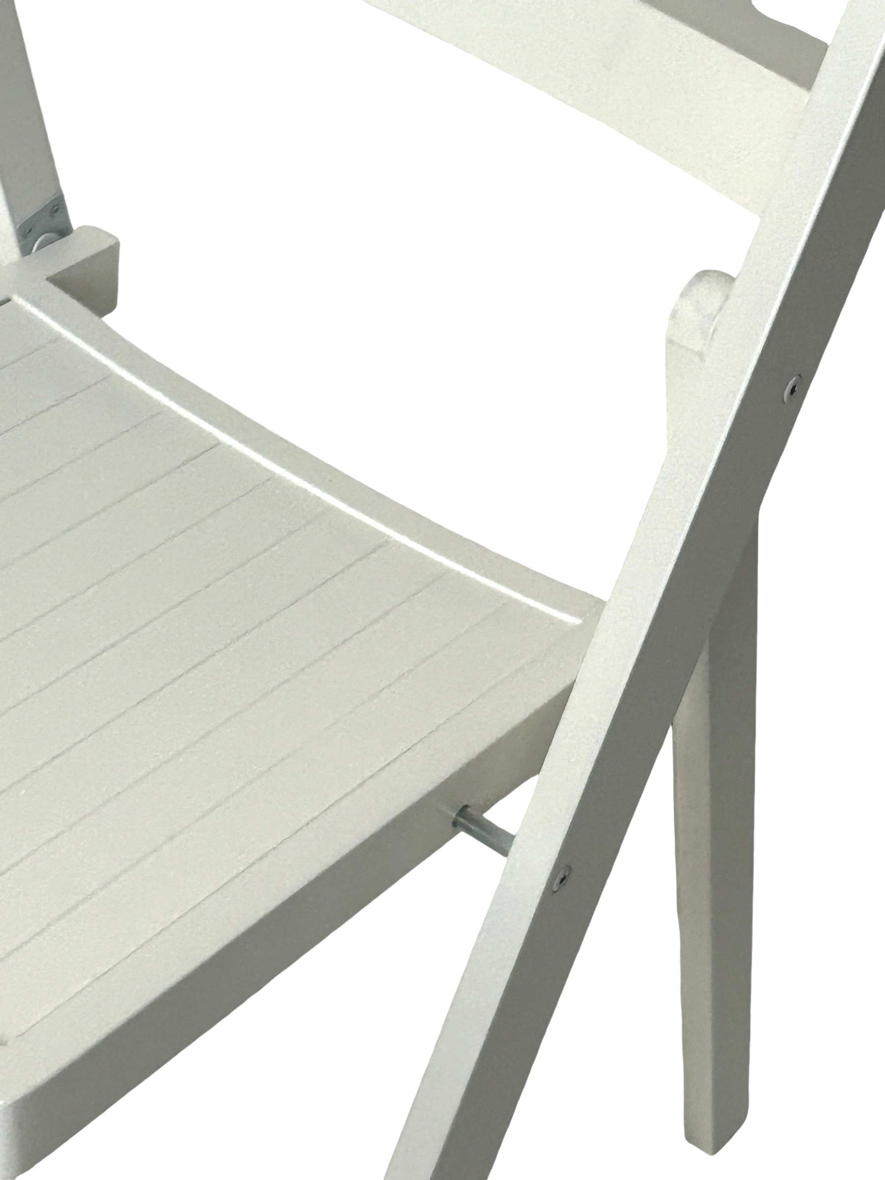 White Wooden Folding Chairs