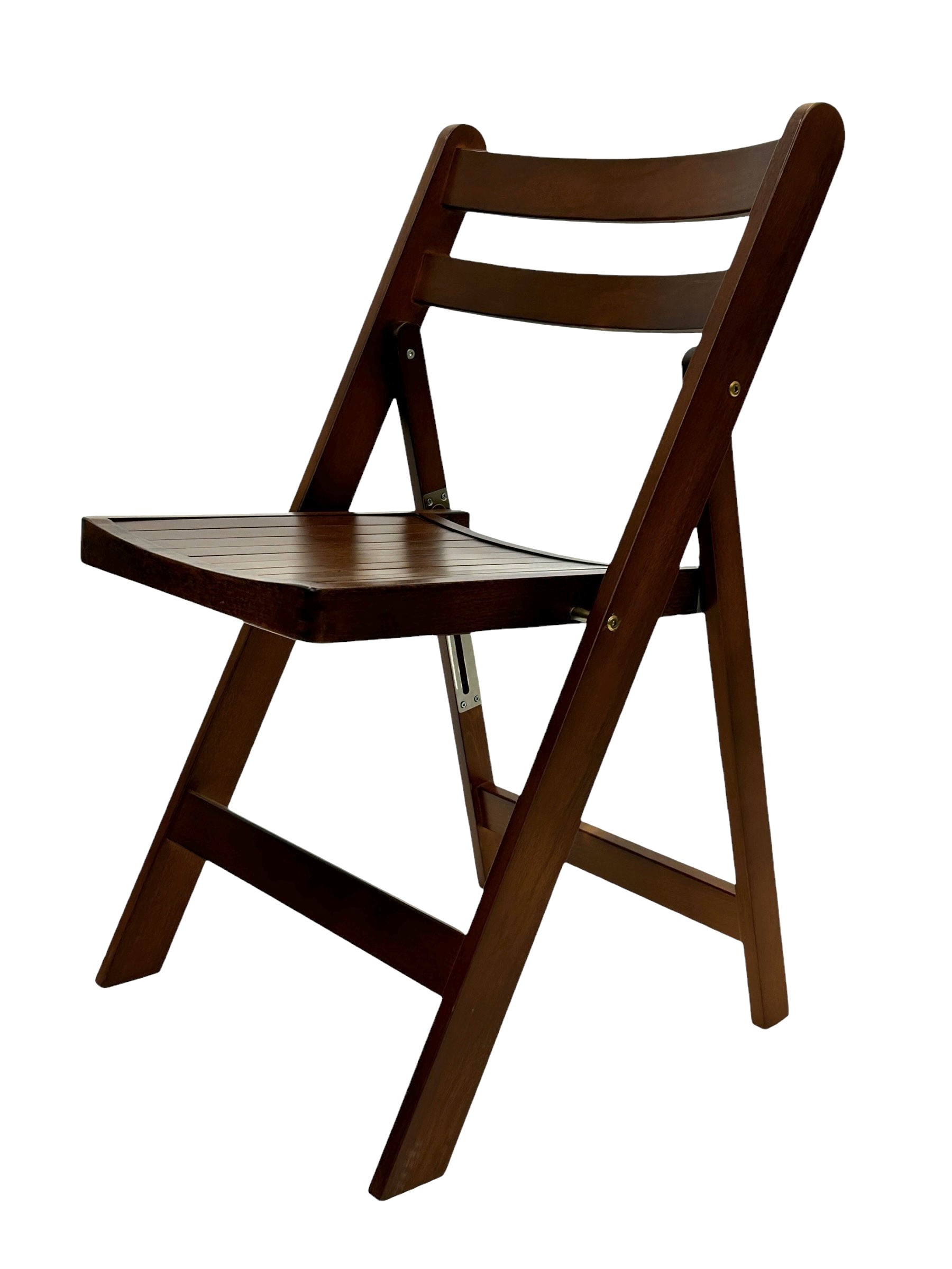 Brown Wooden Folding Chair