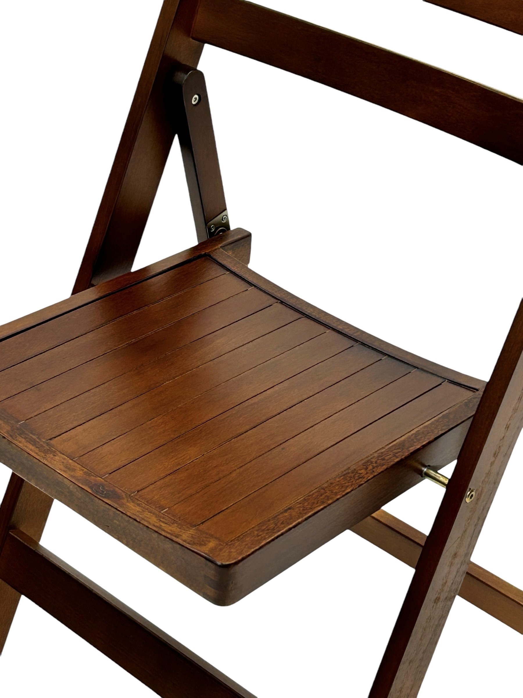 Brown Wooden Folding Chair