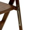 Brown Wooden Folding Chair