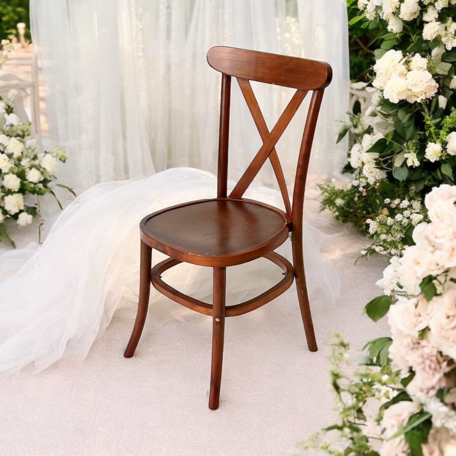 Traditional Crossback Wooden Chairs