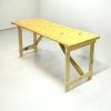 5ft Wooden Trestle Table