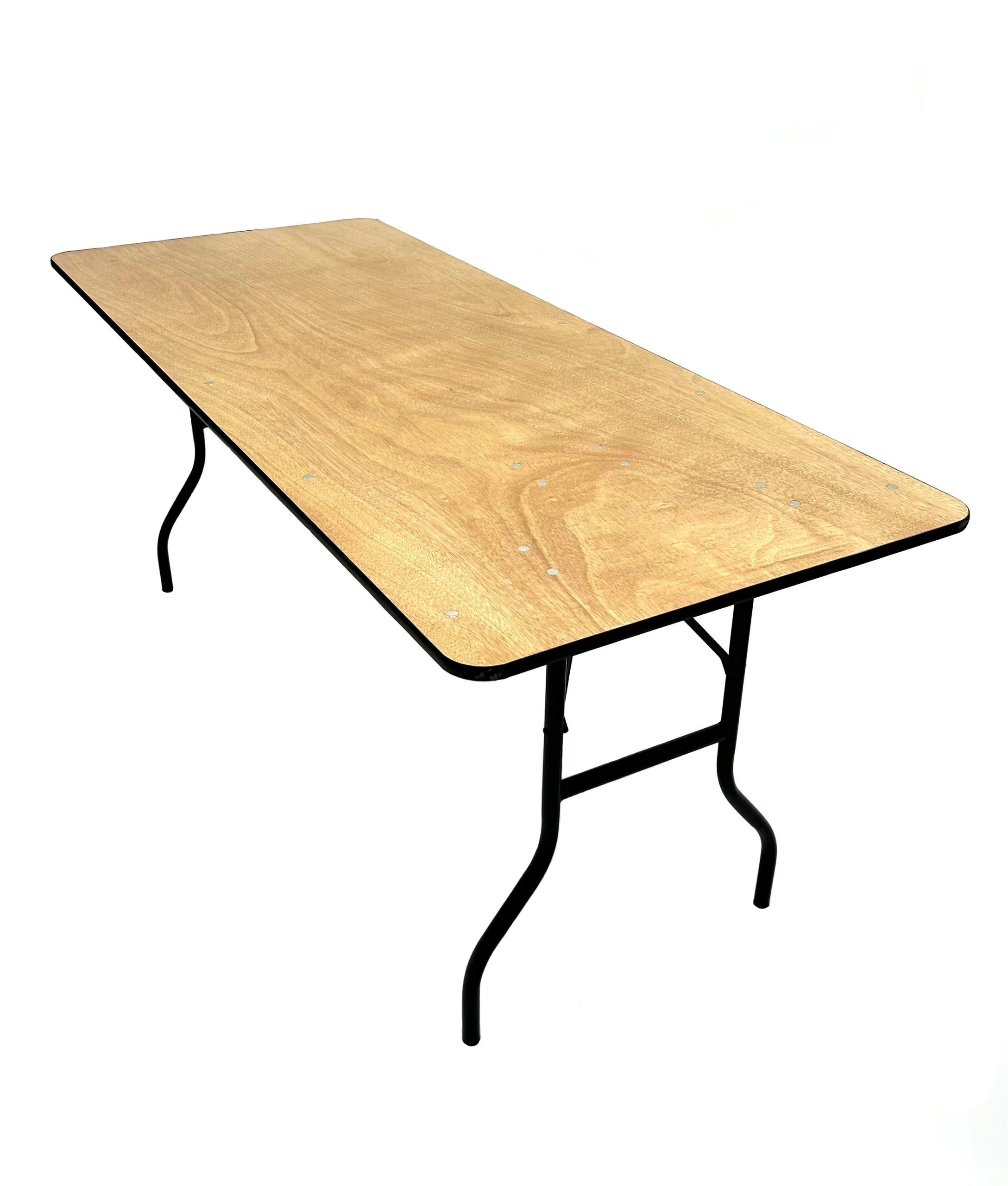 6ft wood folding online table