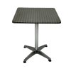 Aluminium Square Bolero Pedestal Table