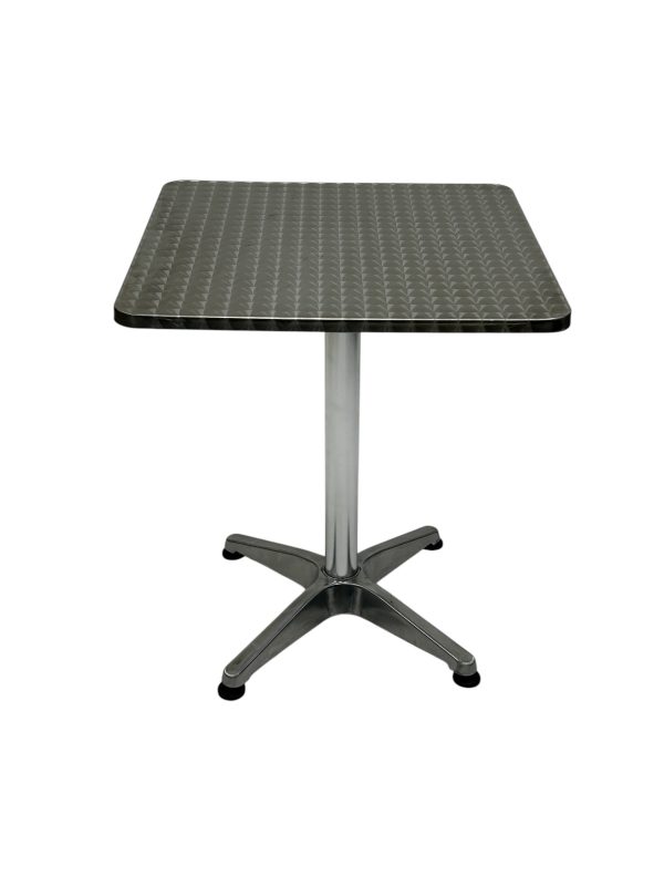 Aluminium Square Bolero Pedestal Table