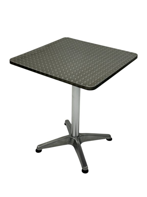 Aluminium Square Bolero Pedestal Table