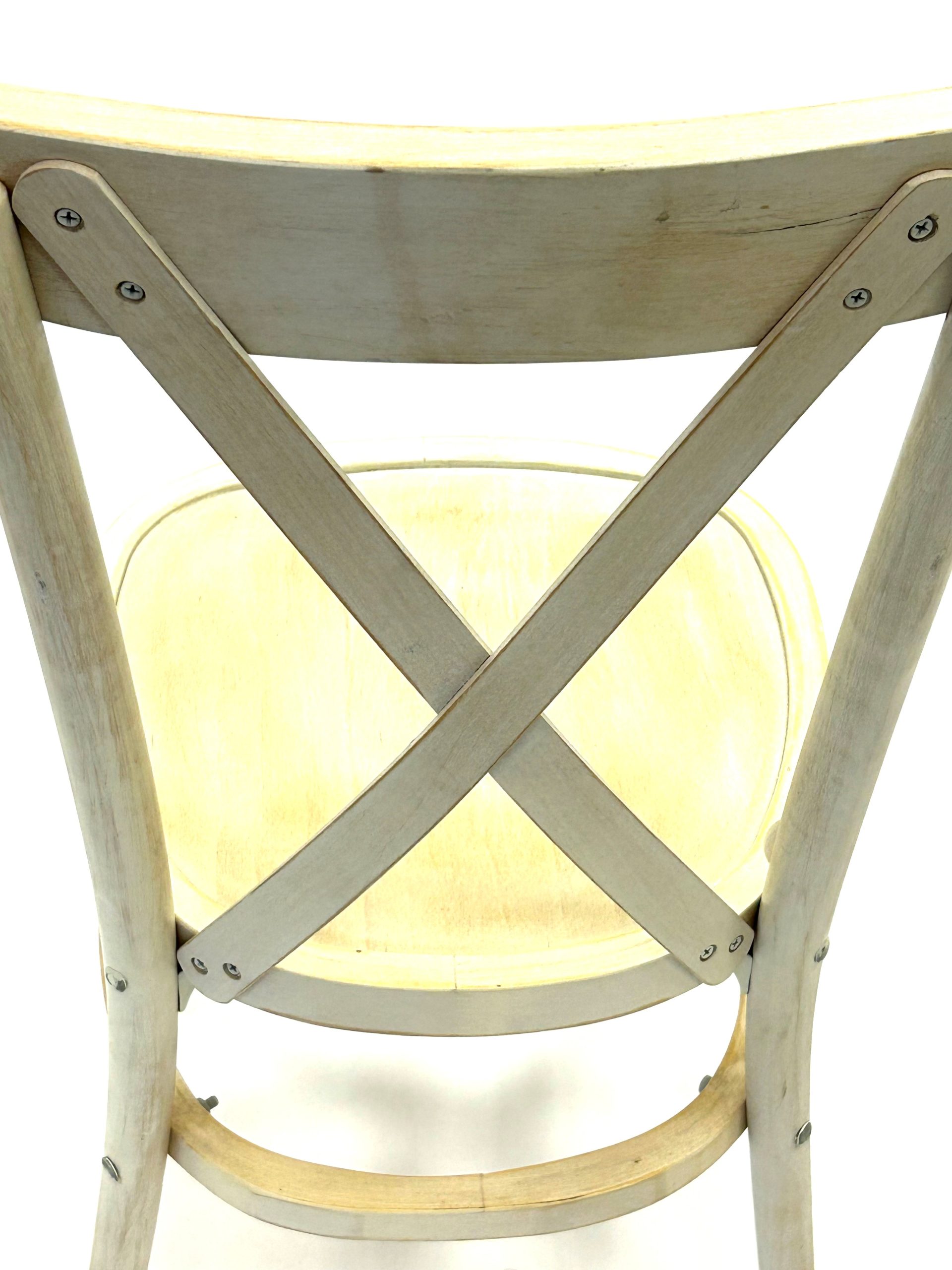 Farmhouse Limewash Crossback Chairs