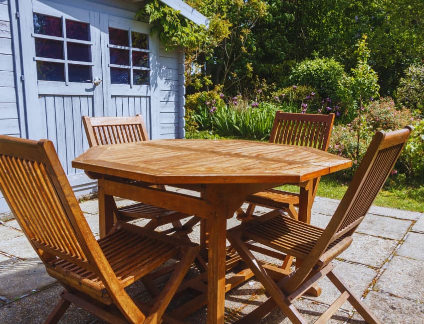 Wooden Garden Furniture - Protect, Store, Maintain - BE Furniture Sales 