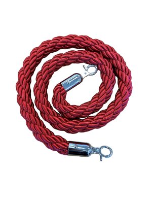 Silver Hook Ends – O Clip for Barrier Ropes - BE Furniture Sales