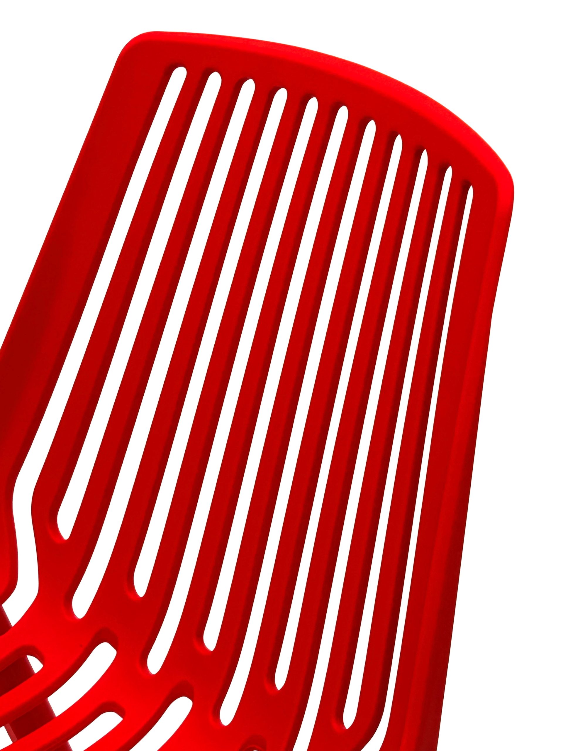 Red Plastic Stacking Chairs