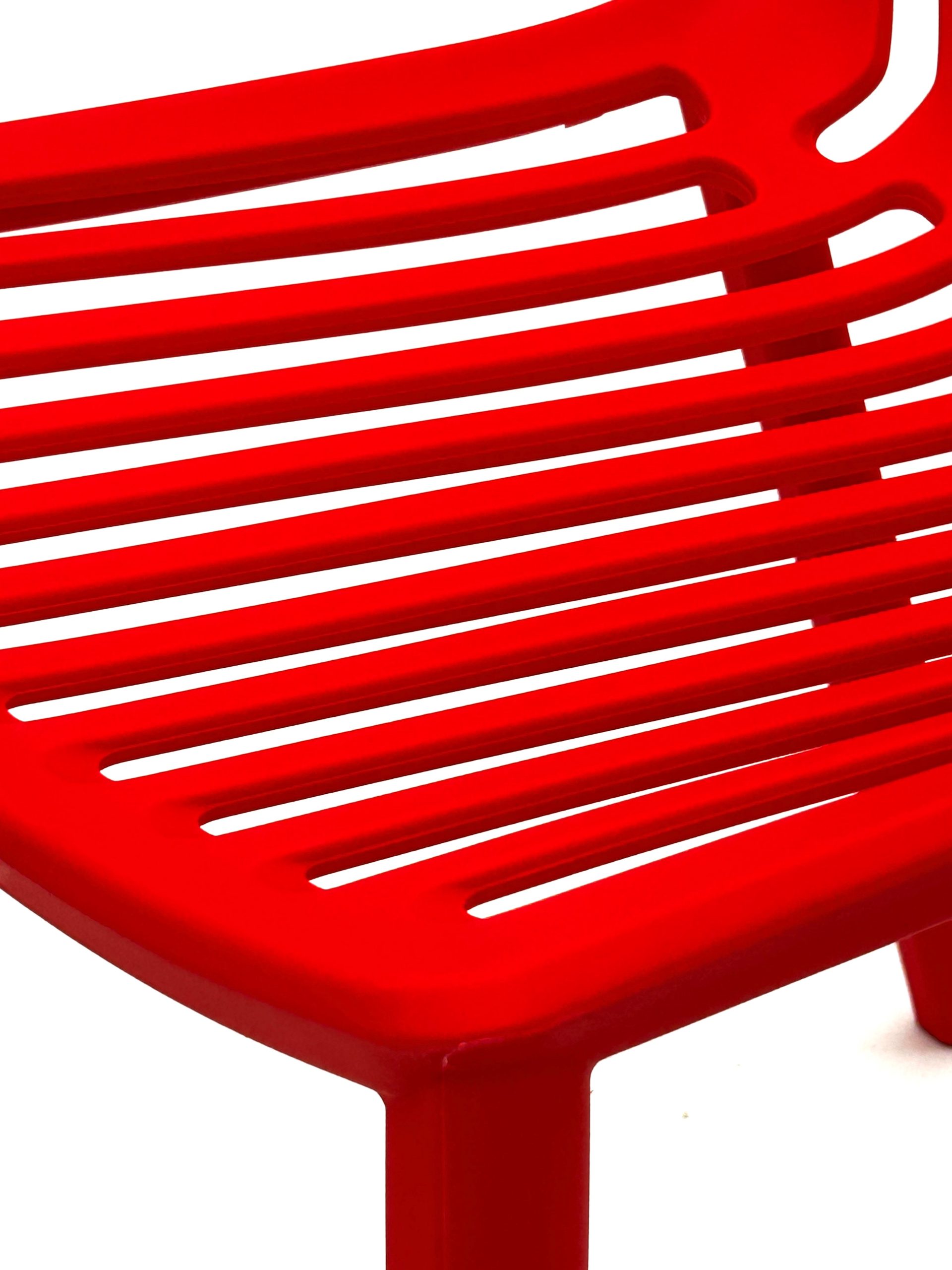 Red Plastic Stacking Chairs