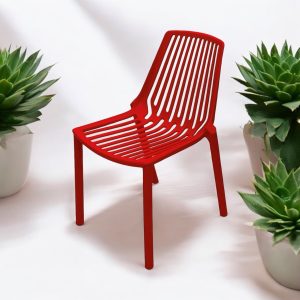 Red Plastic Stacking Chairs