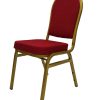 Used Red & Gold Banquet Chair