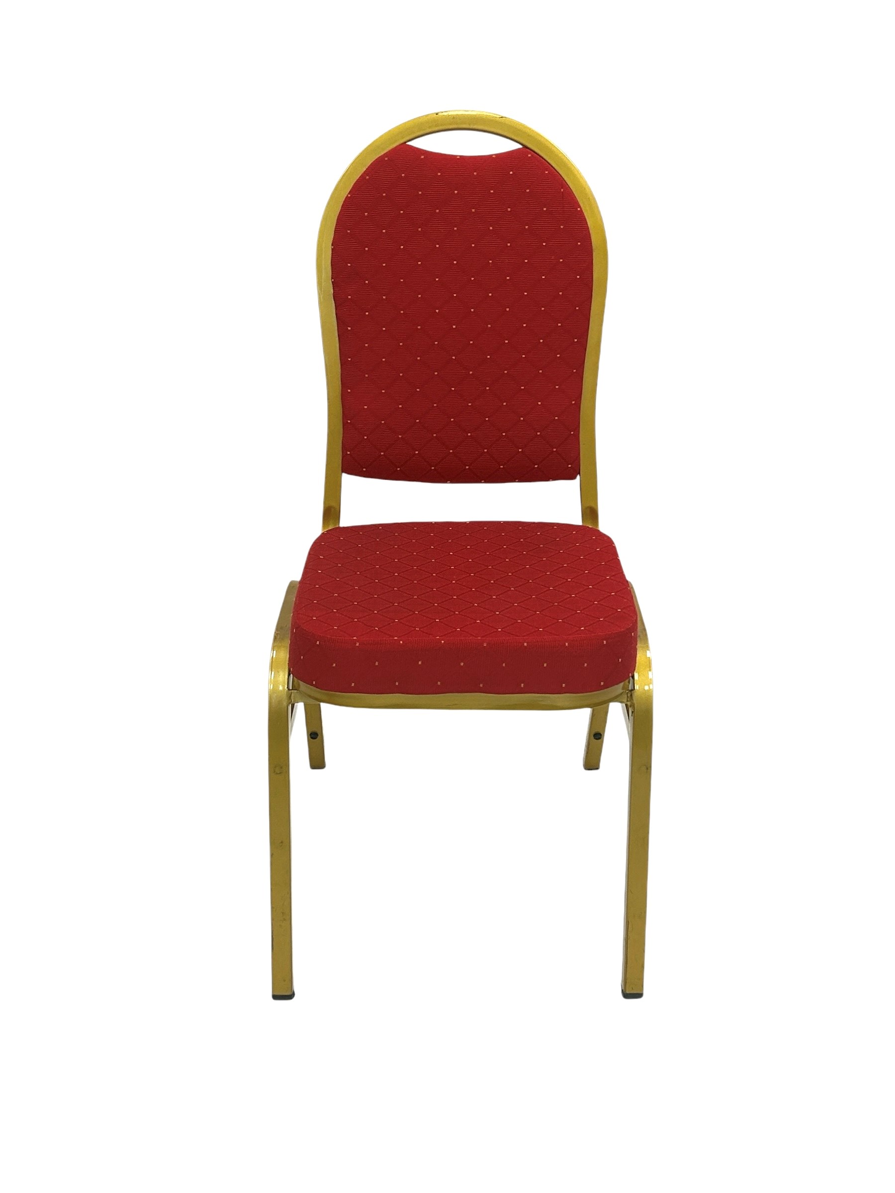 Used Red & Gold Banquet Chair