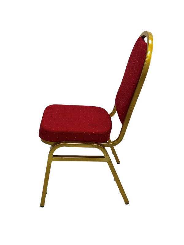 Used Red & Gold Banquet Chair