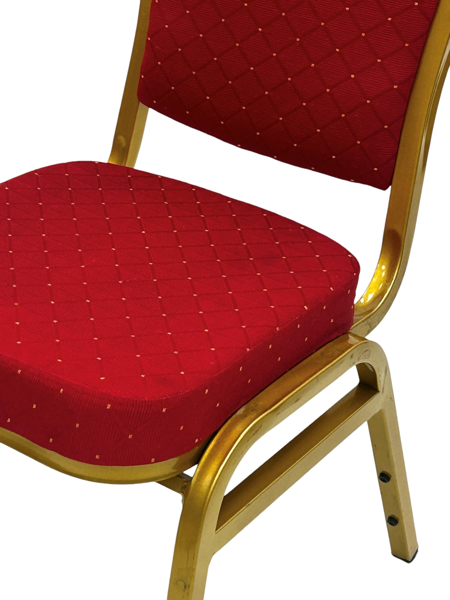 Used Red & Gold Banquet Chair