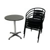 Black Steel Furniture Set