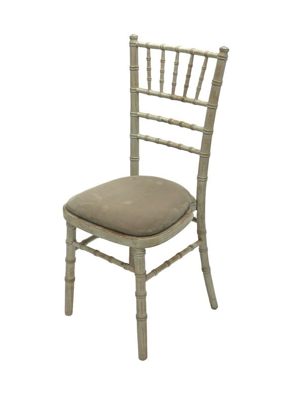 Ex Hire Limewash Chiavari Chairs