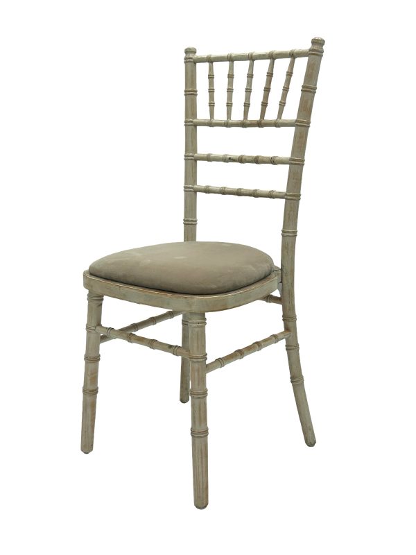 Ex Hire Limewash Chiavari Chairs