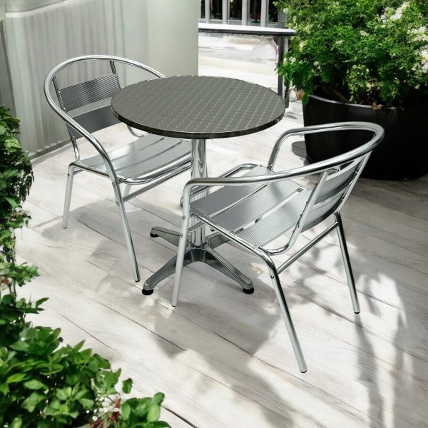 Aluminium Cafe Set - BE Furniture Sales