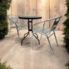 Aluminium Cafe Bistro Set - BE Furniture Sales