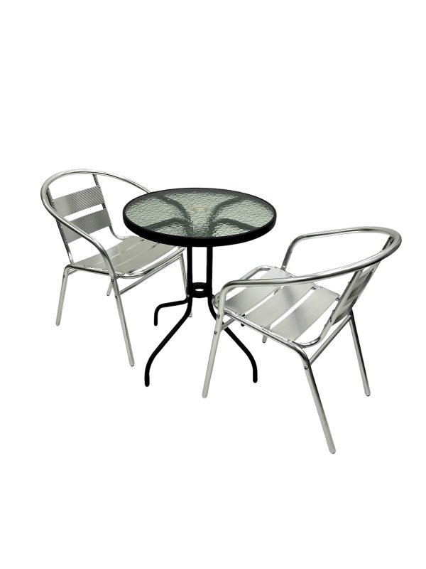 Aluminium Cafe Bistro Set