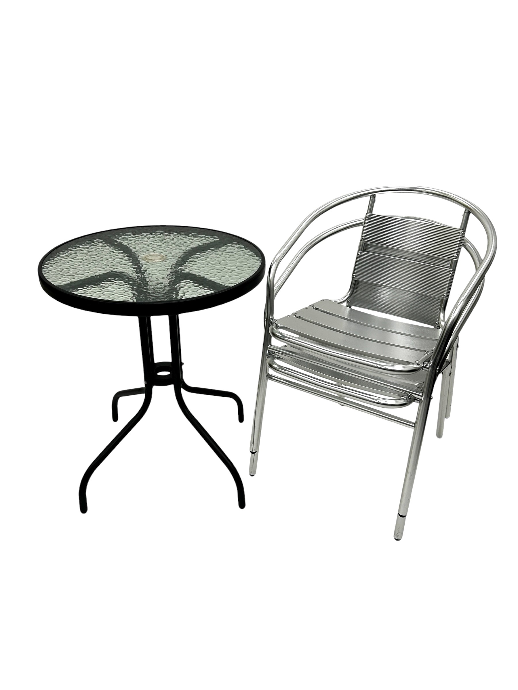 Aluminium Cafe Bistro Set