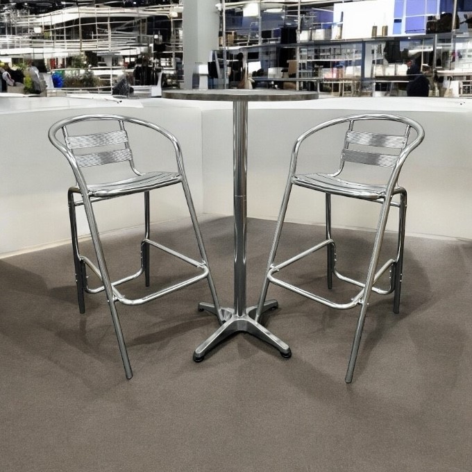 Aluminium Bar Set - BE Furniture Sales