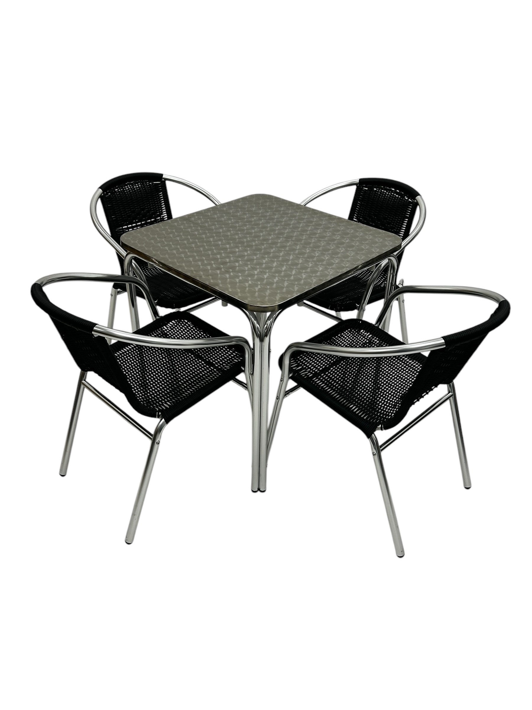 Aluminium Rattan Garden Set