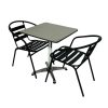 Black Outdoor Dining Furniture Set