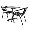 Black Outdoor Dining Furniture Set