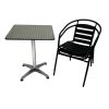 Black Outdoor Dining Furniture Set