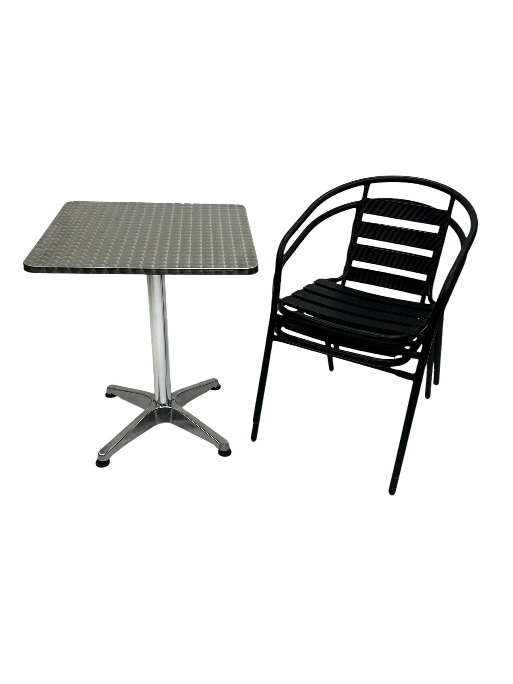 Black Outdoor Dining Furniture Set