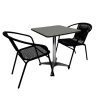 Black Rattan Garden Furniture Set