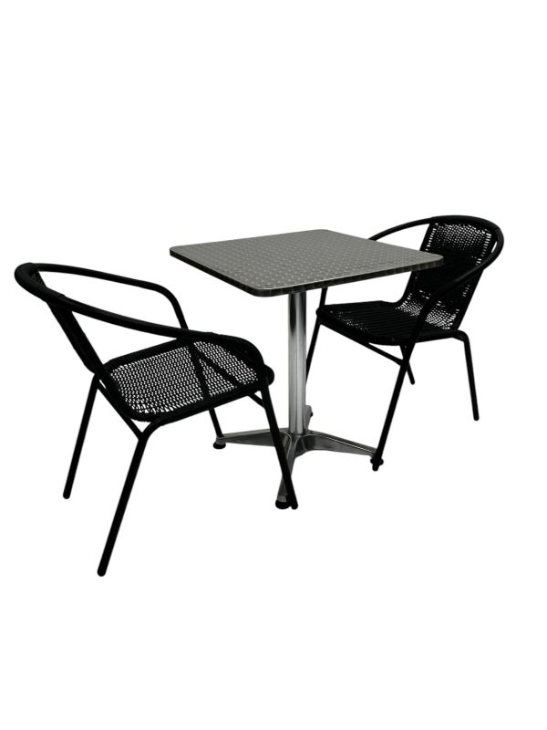 Black Rattan Garden Furniture Set